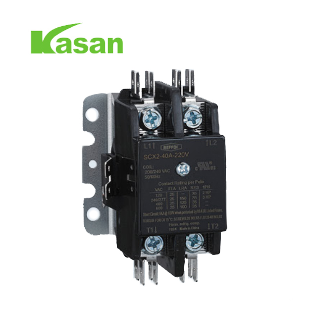 2 polet kontaktor 24v spole Definite Purpose kontaktor Aircondition AC kontaktor