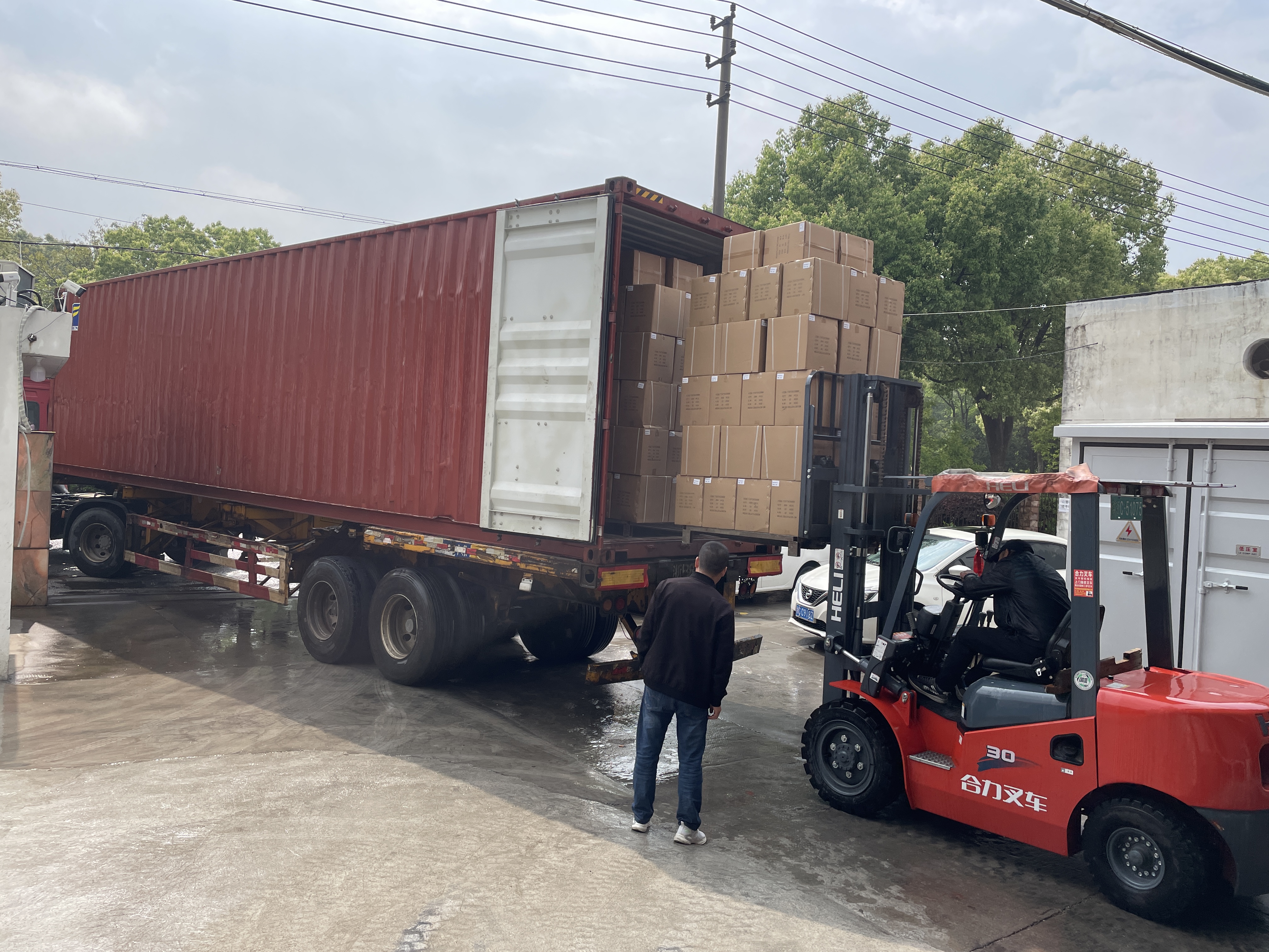 40HQ containerbelastning